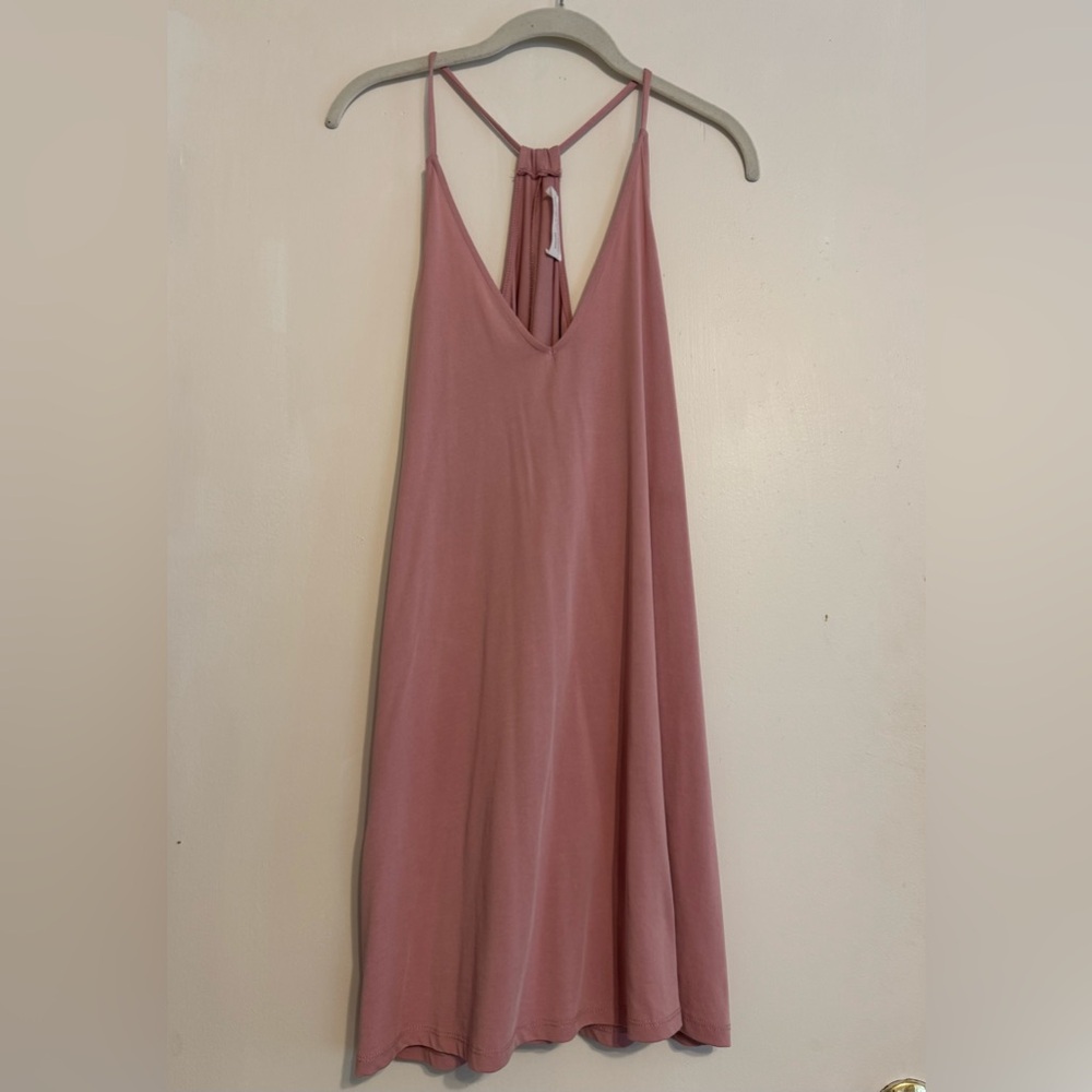 Light Pink Spring Flow Sleeveless Dress